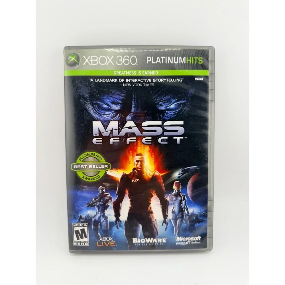 Mass Effect Xbox 360 Platinum Hits Bonus Content 2 Disc Set‎ BioWare MS9-00073